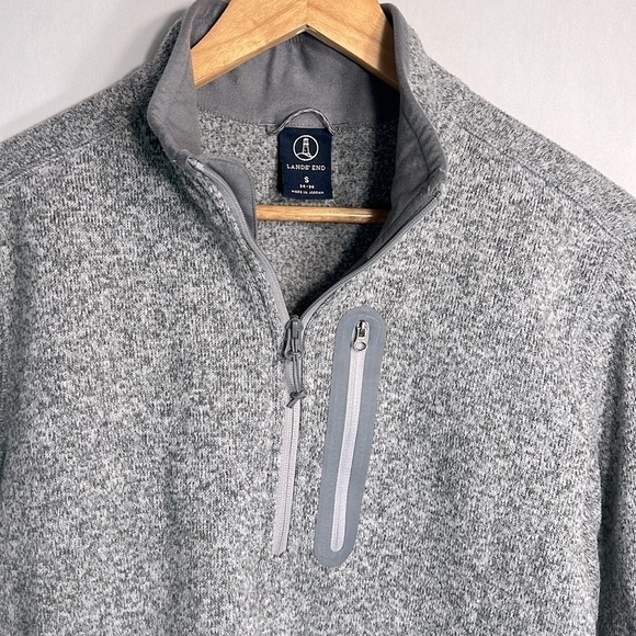 Lands' End Quarter Zip Pullover size S 34-36 - Picture 3 of 7